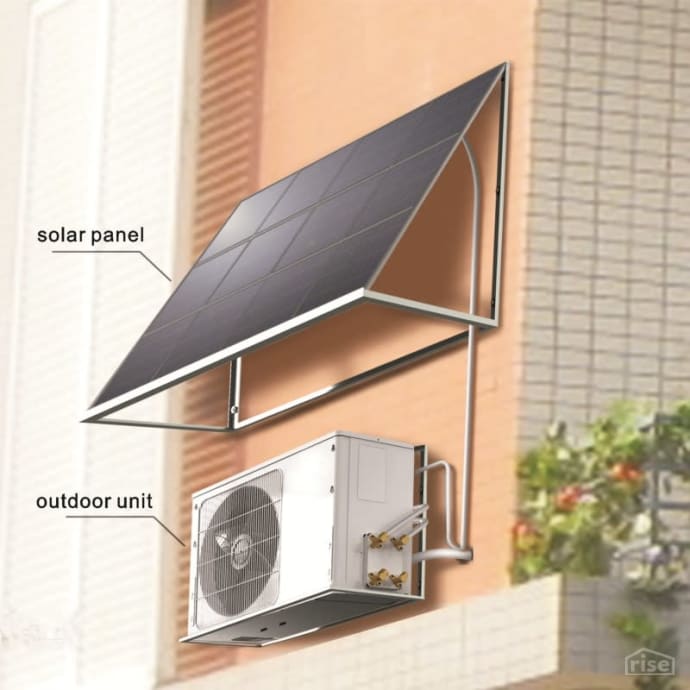 solar panel air conditioning unit