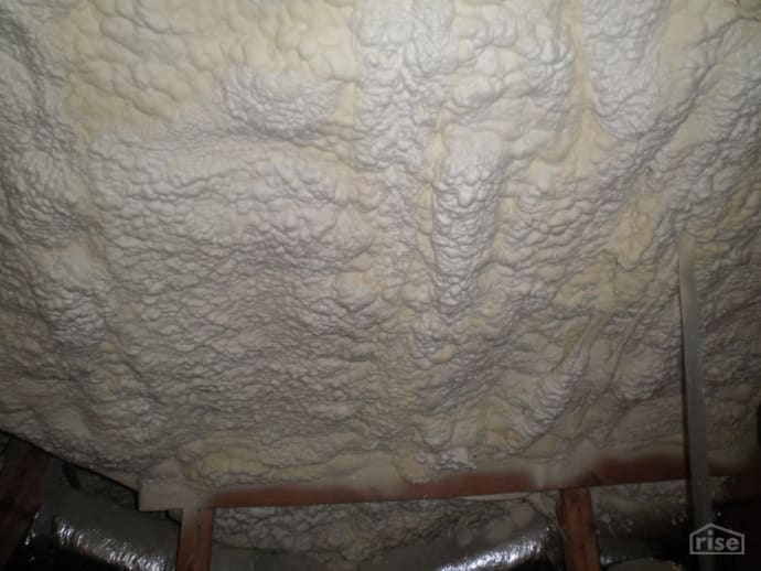 M Street Homes spray foam insulation