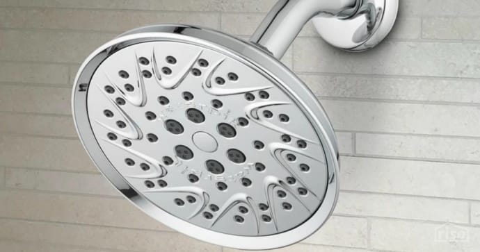 waterpik fixed showerhead