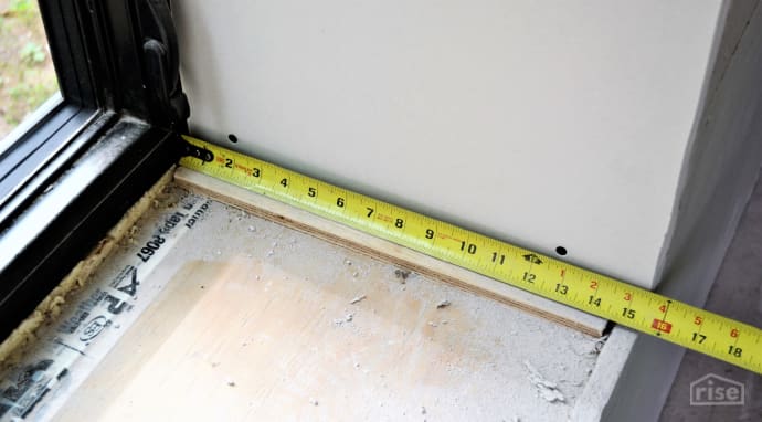 thickness of walls measured on super-home