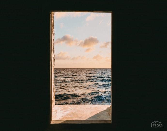 window view of sea