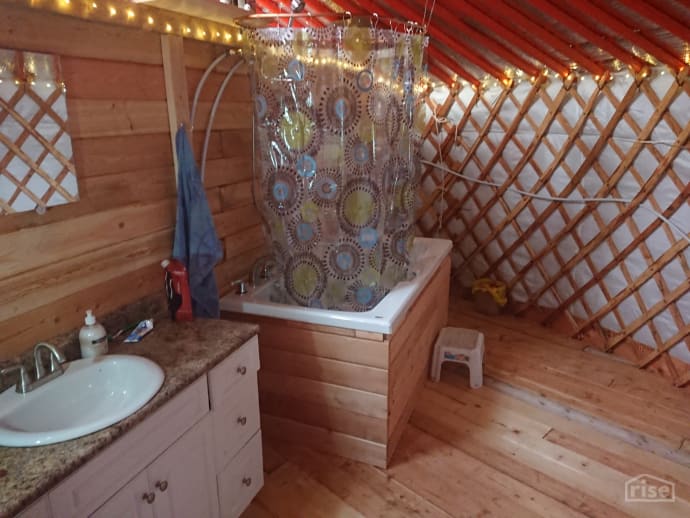 yurt bathroom