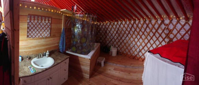 yurt bathroom wide