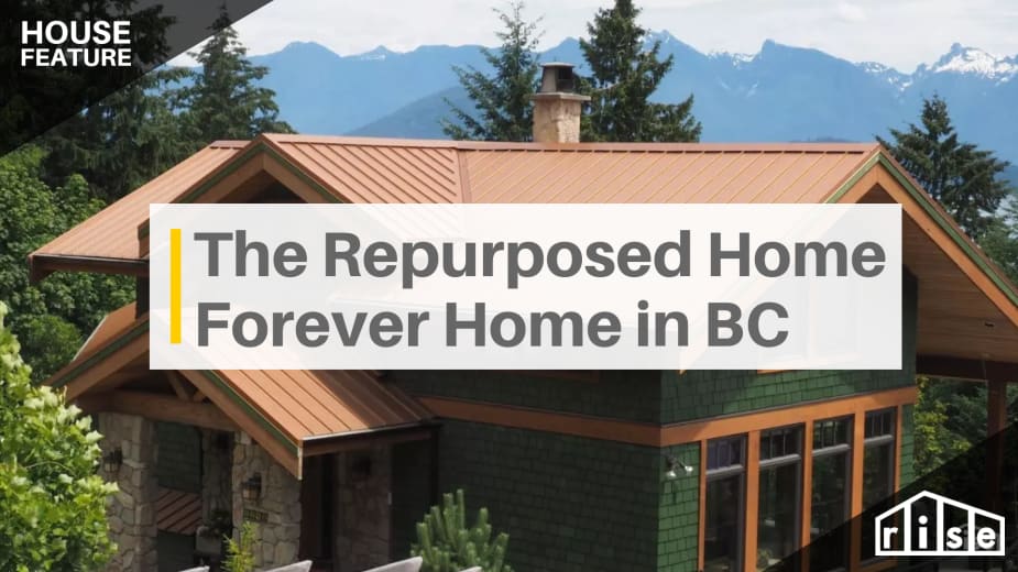 Repurposed home in Gibsons, British Columbia