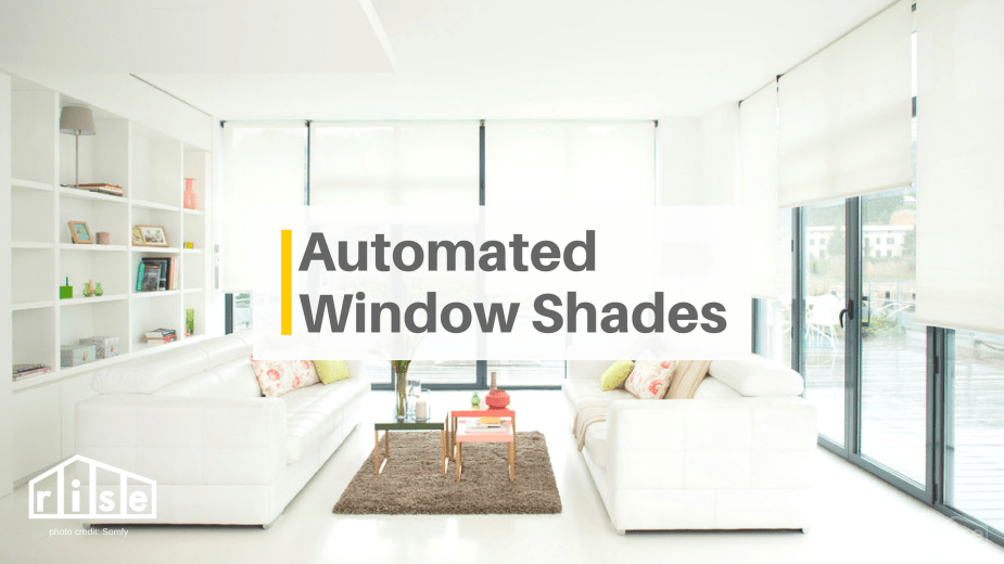 automated window shades save energy
