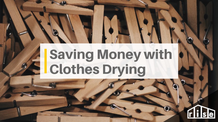 Save money with a clothesline