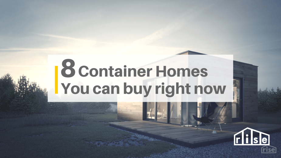 container homes you can buy right now