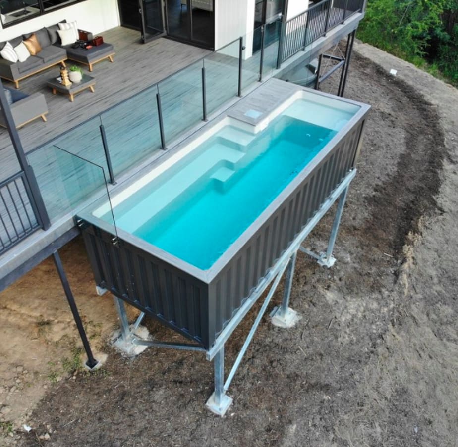 Stay Cool With A Shipping Container Pool