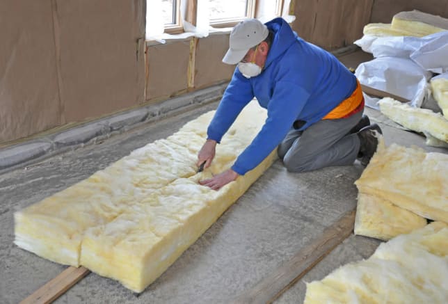 Cutting Fiberglass Insulation