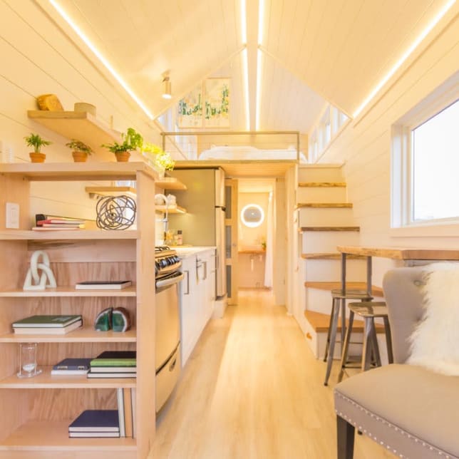 elsa tiny home interior