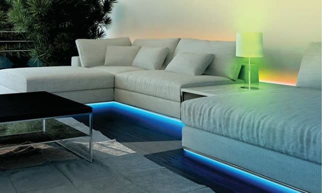 sofa led strip lighting