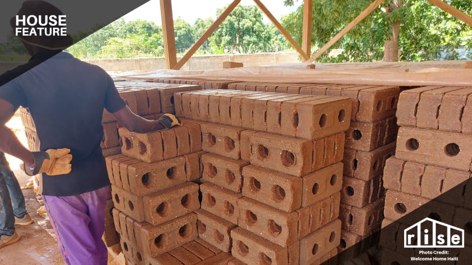 A Non Profit Uses Compressed Earth Blocks to Build Happy Homes in