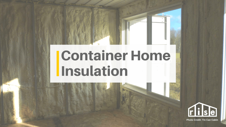 Container insulation outlet