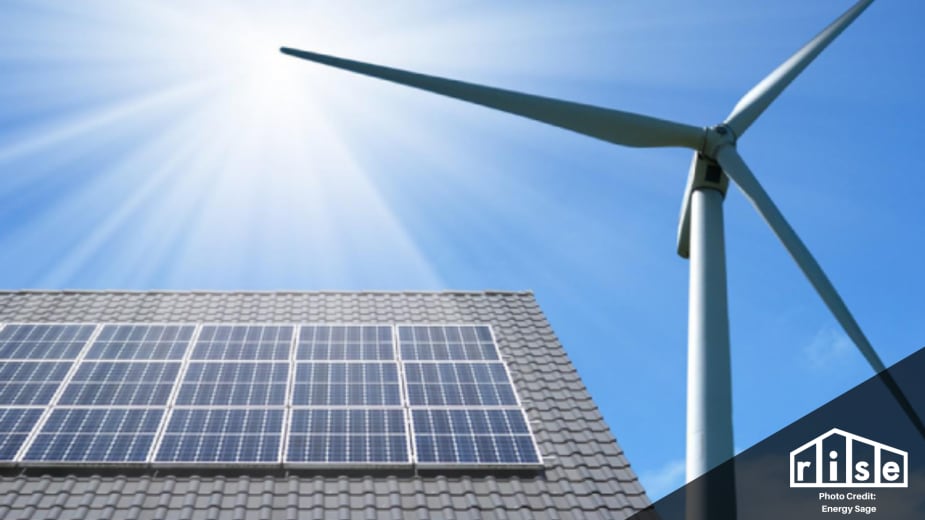 Solar and on sale wind energy