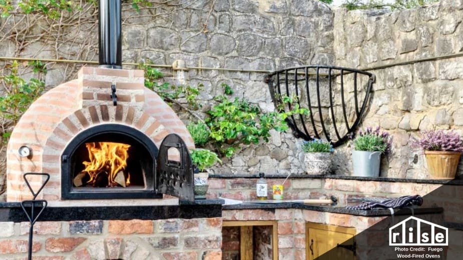 Baking Bread in a Traditional Wood Fired Bread Oven