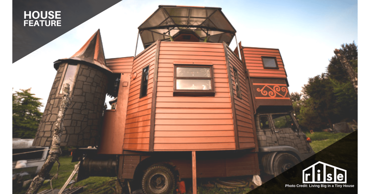 A Tiny House Castle One of the Most Fun Tiny Homes You'll Find