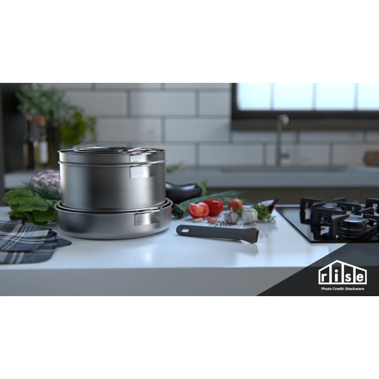 Maxrock stackable pans hotsell