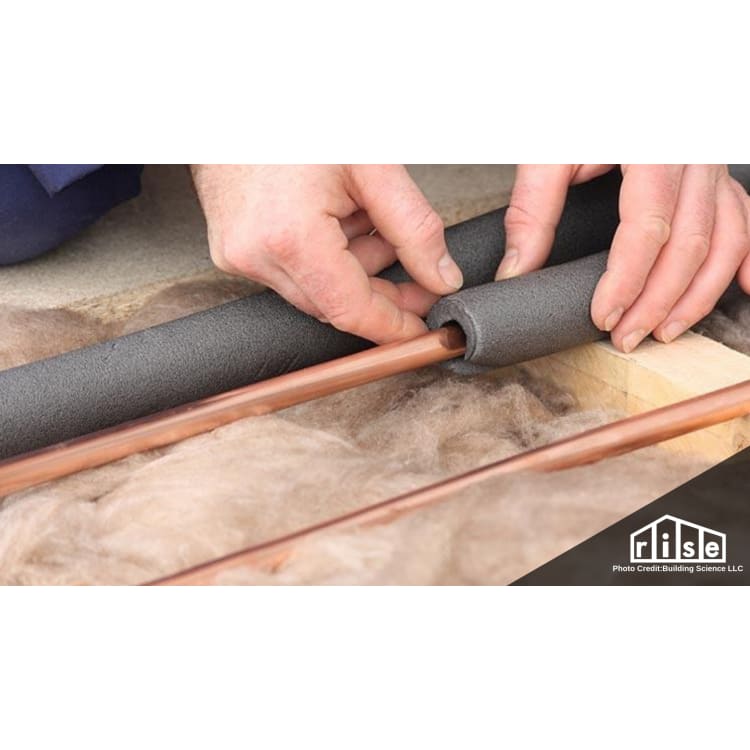 Insulated hot hot sale water pipe