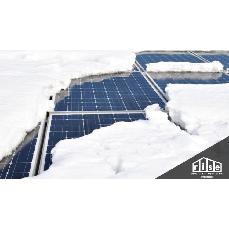 6 Safe Solutions For Solar Panel Snow Removal - Snow Rake Solar Panels -  Angel-Guard Products