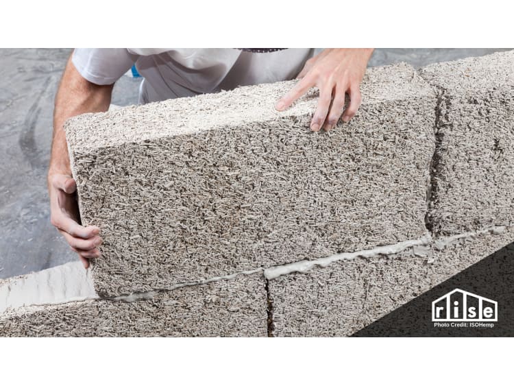 Hemp deals concrete blocks