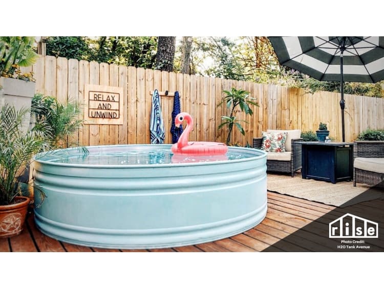 Stock Tank Pools The Cute And, Cattle Tank Bathtub Size