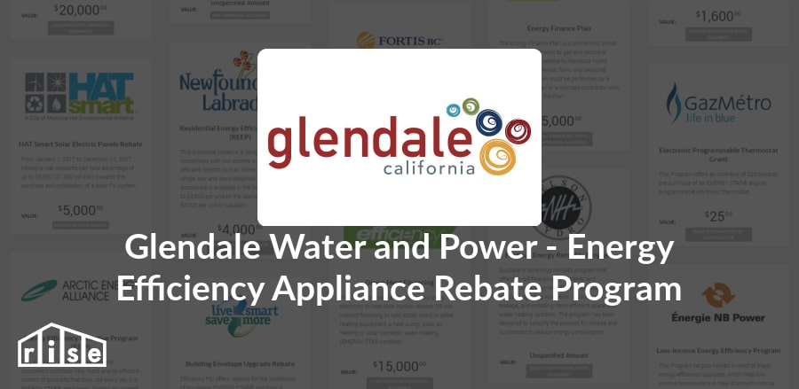Glendale Water And Power Energy Efficiency Appliance Rebate Program