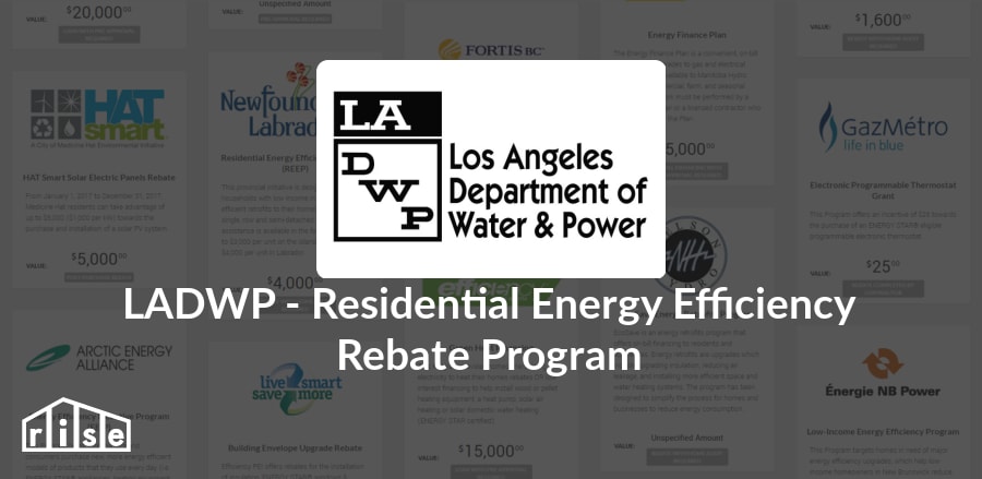 Ladwp Residential Energy Efficiency Rebate Program