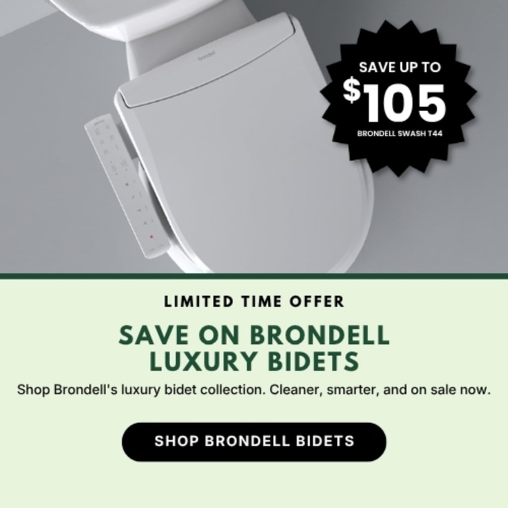 SAVE ON BRONDELL LUXURY BIDETS