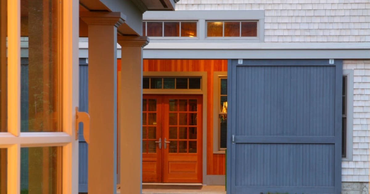Waldoboro House Exterior with Clapboard Wood Siding by Maine by Design