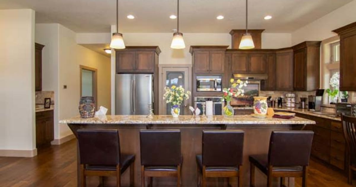 Rise Kitchen with Integrated LED by Winsome Construction