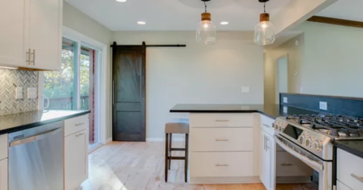 Rise Kitchen with Gas Range by Constructive Builders