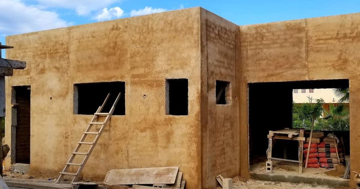 Rise Baja California compressed earth block home with Compressed