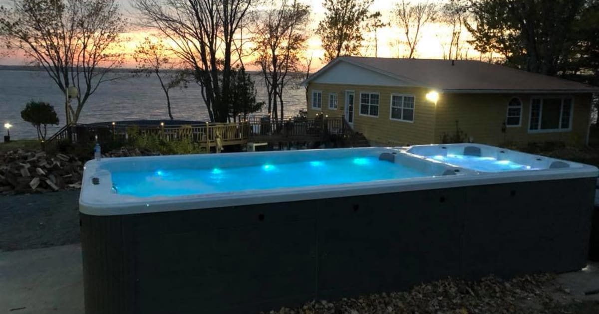 Rise Outdoor Hot Tub with Full Foam Hot Tub by PoolBoy Inc