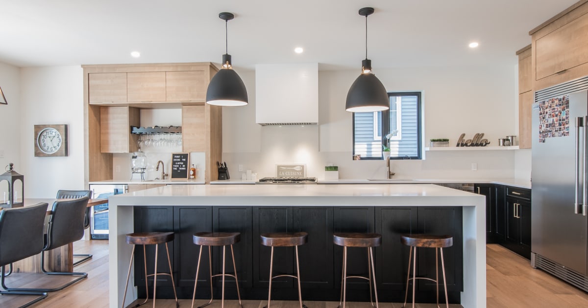 Weybridge Lane - Kitchen with FSC Certified Hardwood by Homes by Highgate