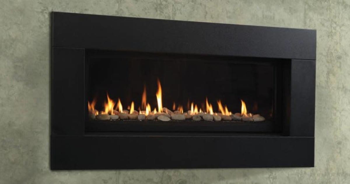 Rise Gas Fireplace with Gas Fireplace by ET Mechanical