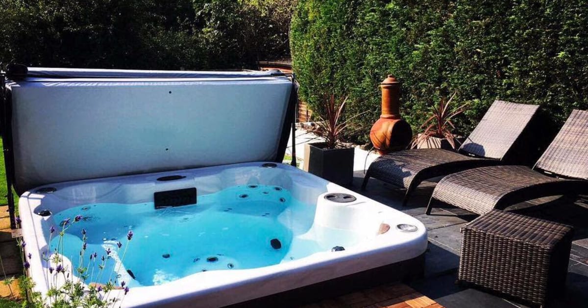 Rise Outdoor Hot Tub with Full Foam Hot Tub by PoolBoy Inc