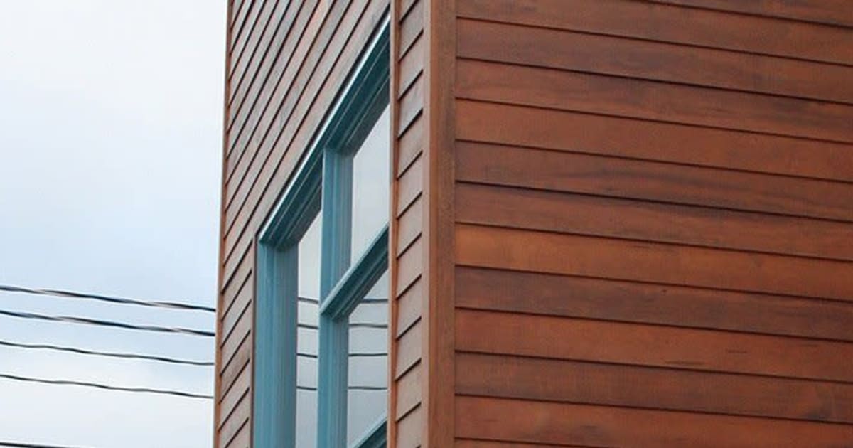 Thermally modified wood siding with Thermally Modified ...