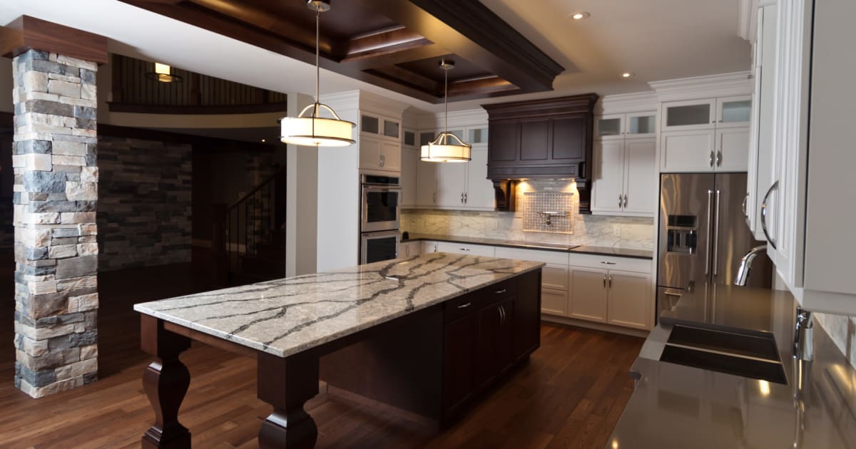 16 Waterview Lane Kitchen with Wall Oven by Martell Homes