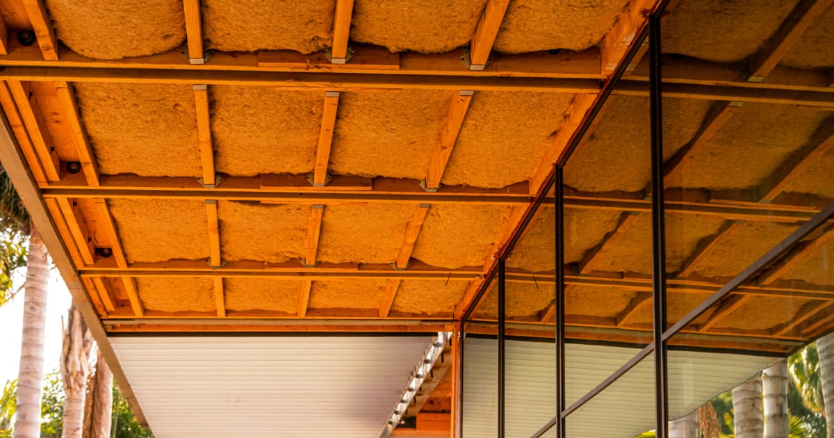 Rise HempWool Insulation Exterior Ceiling with Hemp Batt Insulation