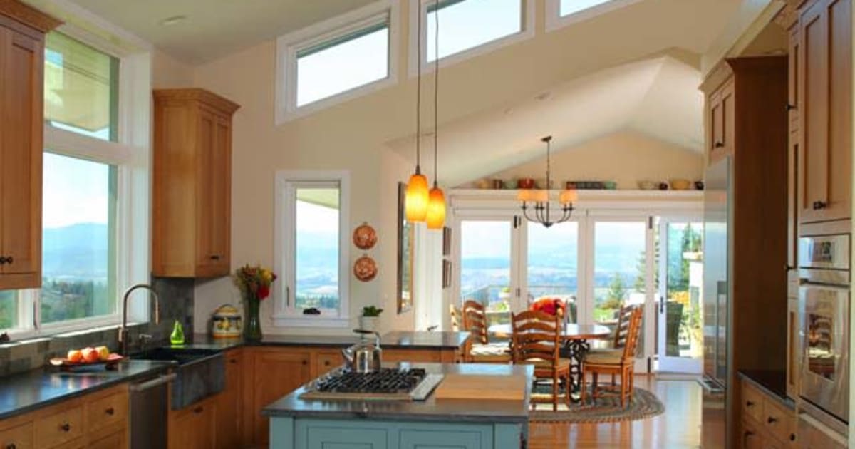 Rise Kitchen with Integrated LED by Winsome Construction